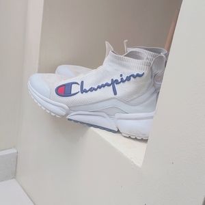 Champion slid in shoes
